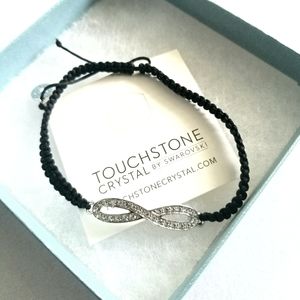 Touchstone crystal by Swarovski Infinity bracelet
